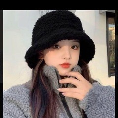 グレイル　ボア生地　バケハット