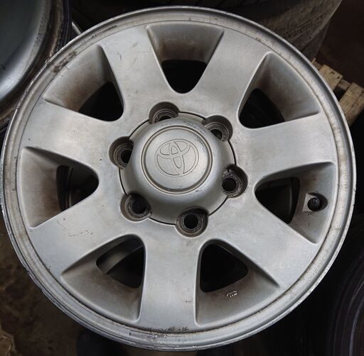 受付終了 程度下 トヨタ純正アルミホイール 15×6J ４本セット