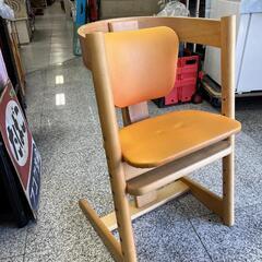 500円家具!! 筑波産商 マルチチェア キッズチェア ダイニングチェア ハイチェア 木製の画像