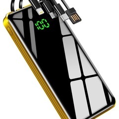 新品未使用品です❣️ 色はイエローです！モバイルバッテリー 大容...