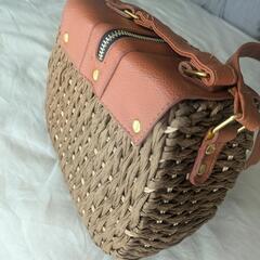 かごバッグ　一度使用のみ美品の画像