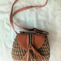 かごバッグ　一度使用のみ美品の画像