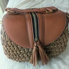 かごバッグ　一度使用のみ美品の画像