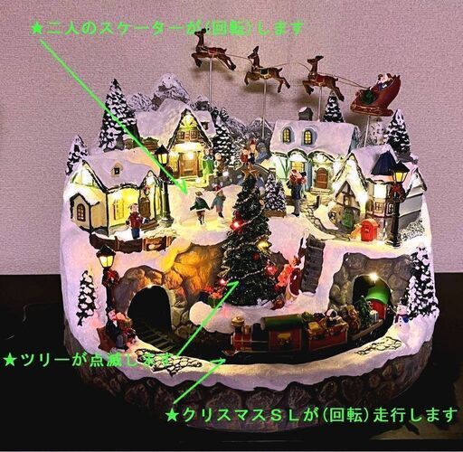 美品！希少品□クリスマス オルゴールオーナメント飾り☆スノーホリデービレッジANIMATED☆2023年モデル コストコ購入品◎ (きんしろう)  岡崎の年中行事用品《クリスマス》の中古あげます・譲ります｜ジモティーで不用品の処分