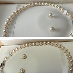 美！トーカ堂 大粒 あこや花珠真珠ネックレスセット 8.5-9.0mm 真珠鑑別鑑定書付き アコヤ花珠真珠 本真珠 アコヤパールの画像