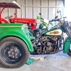 ハーレーダビットソン サービカー １９７３年　レストア済みで綺麗な車両ですの画像