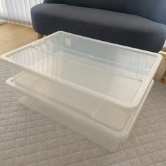 【IKEA】フタ付きボックス　サムラ