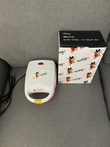 ディズニー　ミッキーマウス　ワッフルメーカー