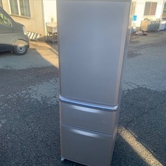 ♦️三菱ノンフロン冷凍冷蔵庫【2016年式】MR-C37Z-P1