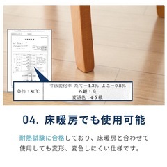 まとめ買いで値下げします！　ダイニングテーブルなどに　 クリアマット　の画像
