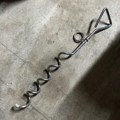 スパイラルタイアウトステーク 犬の螺旋杭 ドッグアンカー スパイク ステーク の画像