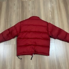UNIQLO 厚手ダウンジャケット　メンズM 赤の画像