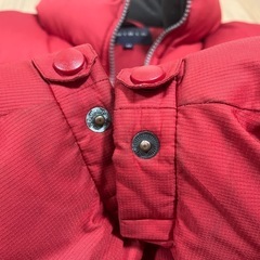 UNIQLO 厚手ダウンジャケット　メンズM 赤の画像