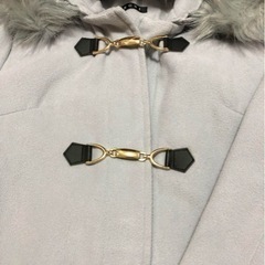【決定】INGNI イング ビット付き ダッフルコート グレー フード 取り外し可能の画像