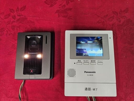 【お買い上げありがとうございました】ドアホン　Panasonic　パナソニック 　インタ-ホン　VL-ME30X 　VL-V522L　テレビドアホン　ekt2-82gy
