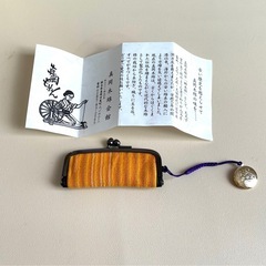 未使用 伝統工芸品　印鑑ケース 印鑑入れ 真岡木綿 ハンコケース...