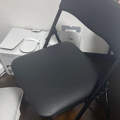 ニトリ  折りたたみ パイプ椅子の画像