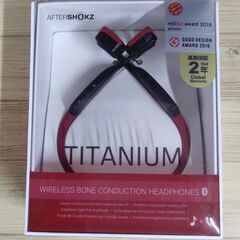 ＃3．SHOKZ TITANIUM　ワイヤレス骨伝導イヤホン レッド