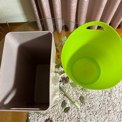 ゴミ箱　トラッシュカン　Trash can ダストビン　Dast bin 2個の画像