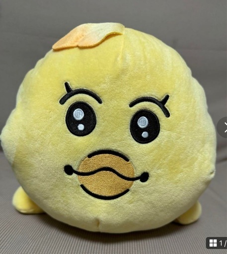 んぽちゃむ　かわいい黄色のぬいぐるみ