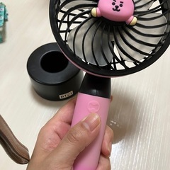 【売れました♪】BTSジョングク（K-pop）✨扇風機　美品の画像