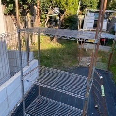 スチールラック90※46※180 タイヤ付き　の画像