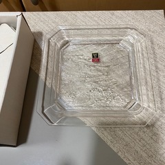 新品未使用　5枚セット　クリスタル　皿