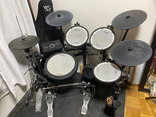 Roland V-Drums 電子ドラム Roland TD-07KV VH-10 Custom 3Cymbal
