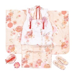 753　七五三　３歳　着物　9点セットの画像