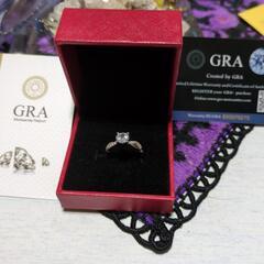 モアサナイト1Caratリング保証カード付き