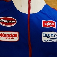 ☆未使用　Gleem ジャージ M 青 Snap-on Exxonの画像