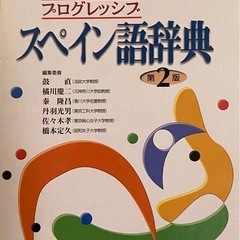 【美品】小学館プログレッシブスペイン語辞典