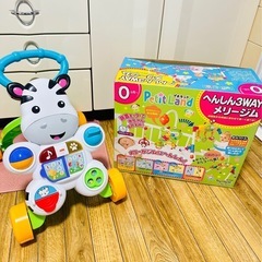 赤ちゃんメリージムと歩行器