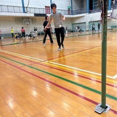 バドミントンしよう♪( ´▽｀)