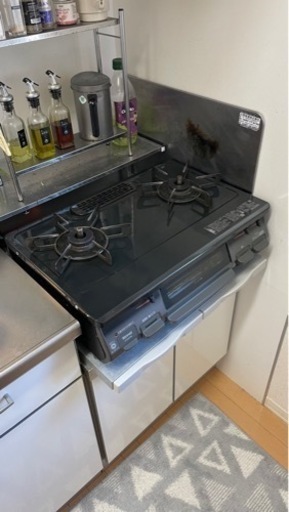 【無料配送可能】ガスコンロ(LPガス)＆荷台