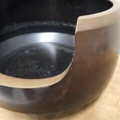 風炉師 昇雲作 唐銅 面取風炉 尺一 茶道具 併売の画像