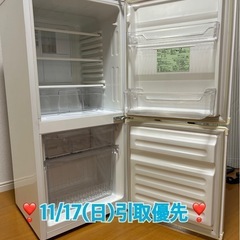 【冷蔵庫】2016年製　110L(冷蔵70L,冷凍40L)　