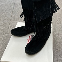 ミネトンカ　ブラック　サイズ9