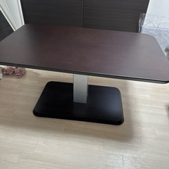 ニトリ昇降テーブル(ダークブラウン)