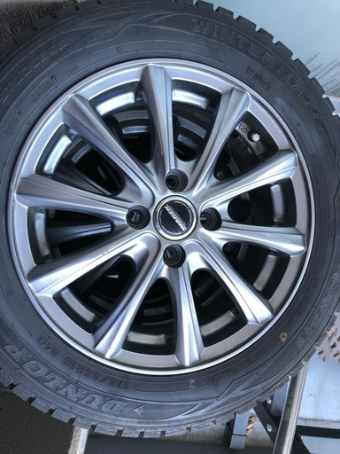 175/65R15 84Q DUNLOP  WINTER MAXX 2019年製　4本セット　ホイル付き