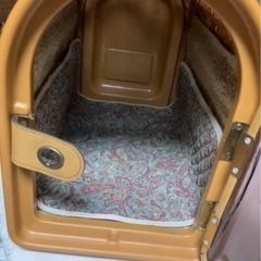 ■お取引中■ラタン風ペットキャリーケース の画像
