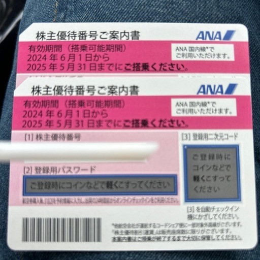 ＡＮＡ株主優待券