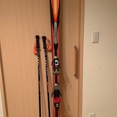 値下げ☆スキー板&ストック　SALOMON axendo 8
