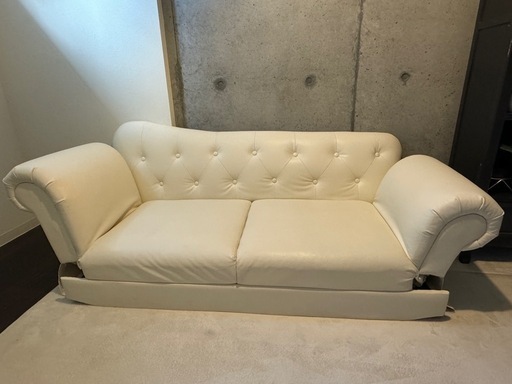 ソファー　2人掛け　ソファーベット　美品　★お値下げしました