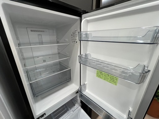 美原店　大容量 2ドア冷蔵庫 179L SHARP  SJ-18E2-B  2022年製  つけかえどっちもドア