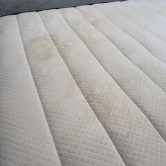 【ジモティ限定特価】 【ドリームベッド】 ダブルサイズ ベッドフレーム マットレス セット N0449Gの画像