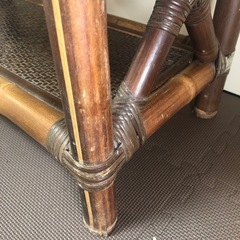 バンブー棚、色ハゲ、汚れありの画像