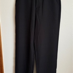 ◎【DAZY】黒パンツ ウエストロゴ付き S