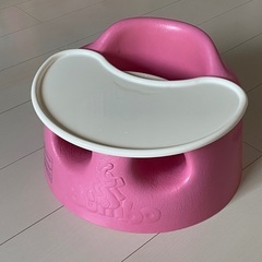 再値下げ　バンボBumboテーブル付き 中古 ピンクの画像