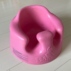 再値下げ　バンボBumboテーブル付き 中古 ピンクの画像